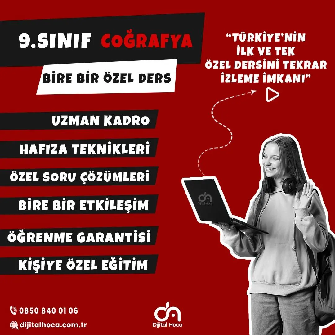 9. SINIF COĞRAFYA ÖZEL DERS