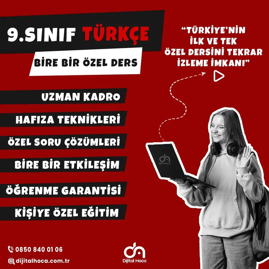 9. SINIF TÜRKÇE ÖZEL DERS