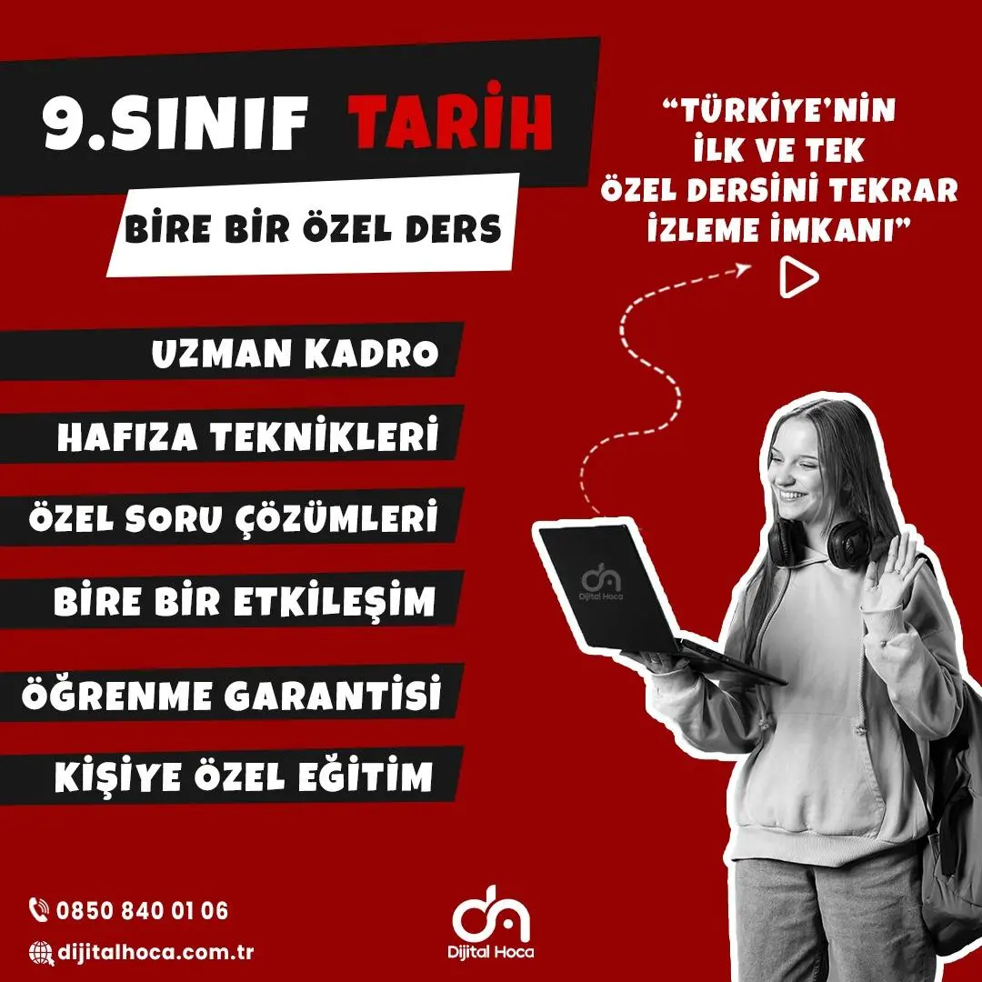 9. SINIF TARİH ÖZEL DERS