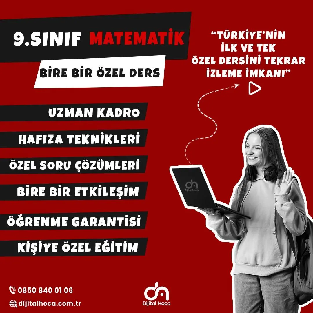 9. SINIF MATEMATİK ÖZEL DERS