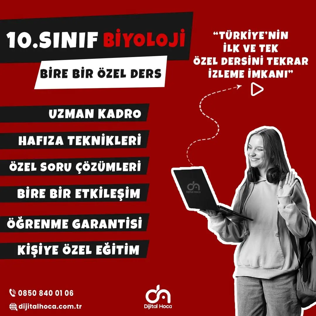 10. SINIF BİYOLOJİ ÖZEL DERS