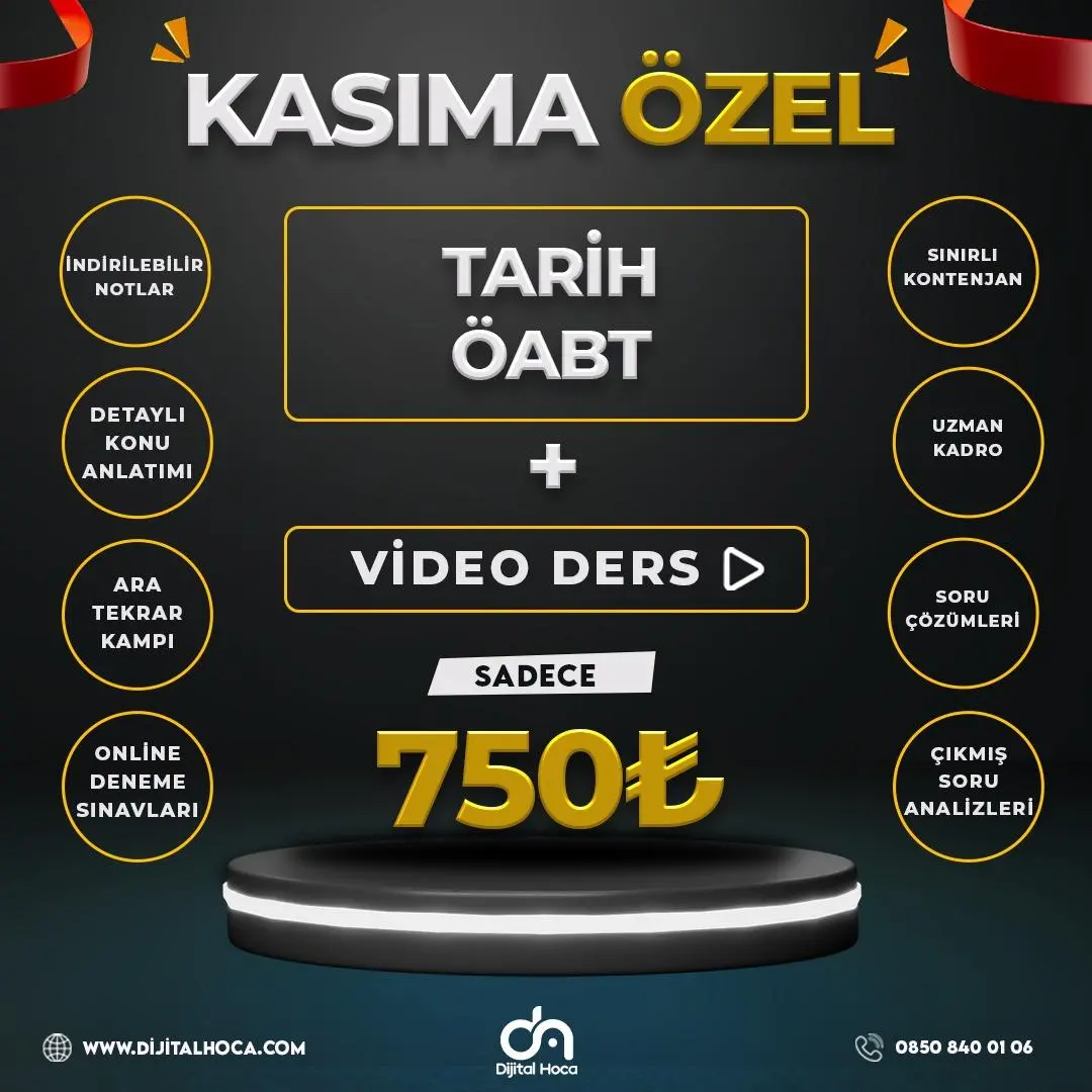 TARİH ÖABT VİDEO DERS