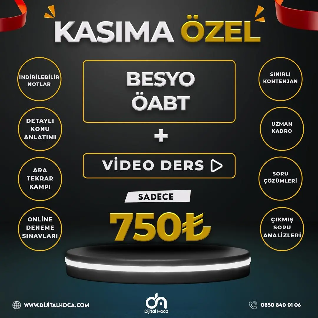 BESYO ÖABT VİDEO DERS