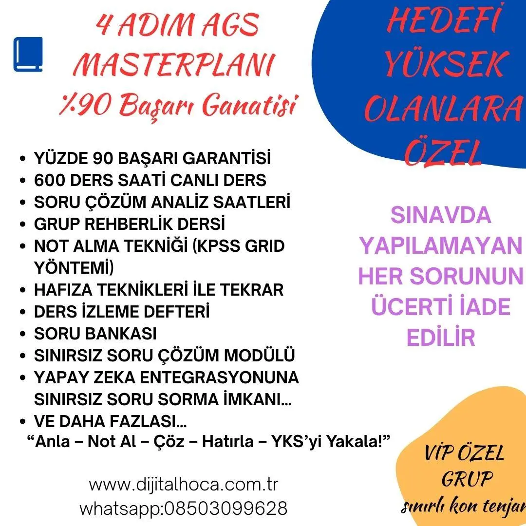 MEB-AGS 2026 CANLI DERS