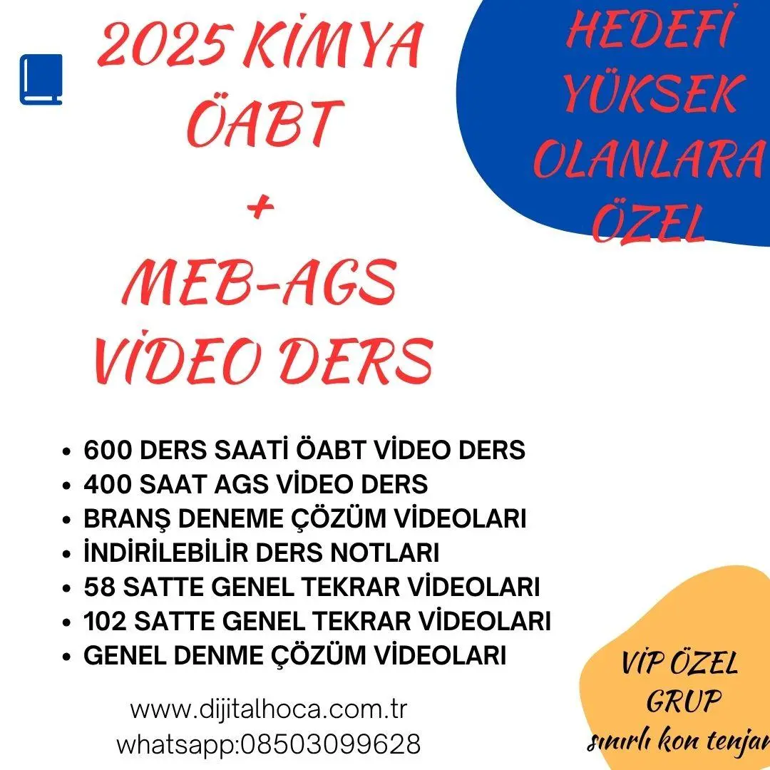 102 SATTE GENEL TEKRAR + 2025 VİDEO DERS + AGS VİDEO DERS
