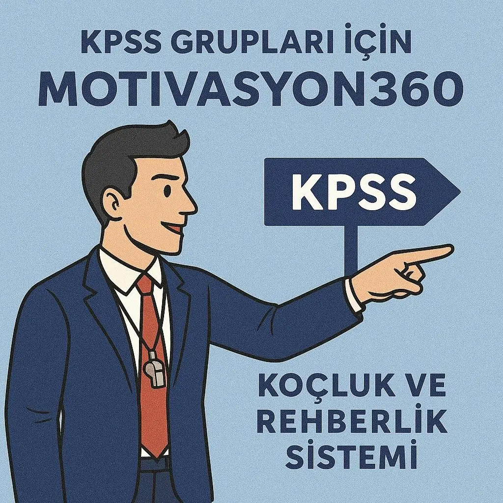 KPSS GRUPLARI İÇİN MOTİVASYON360 KOÇLUK VE REHBERLİK SİSTEMİ