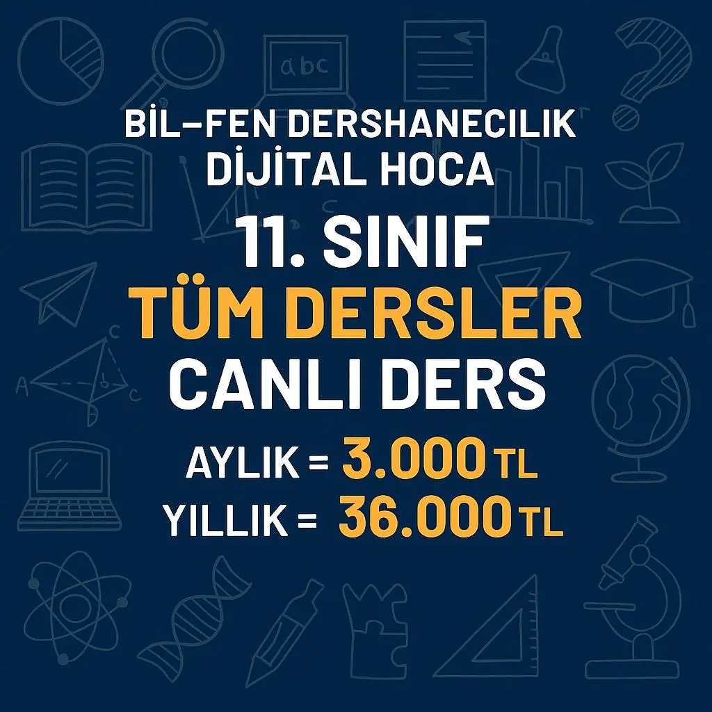 11. SINIF DERS PAKETLERİ