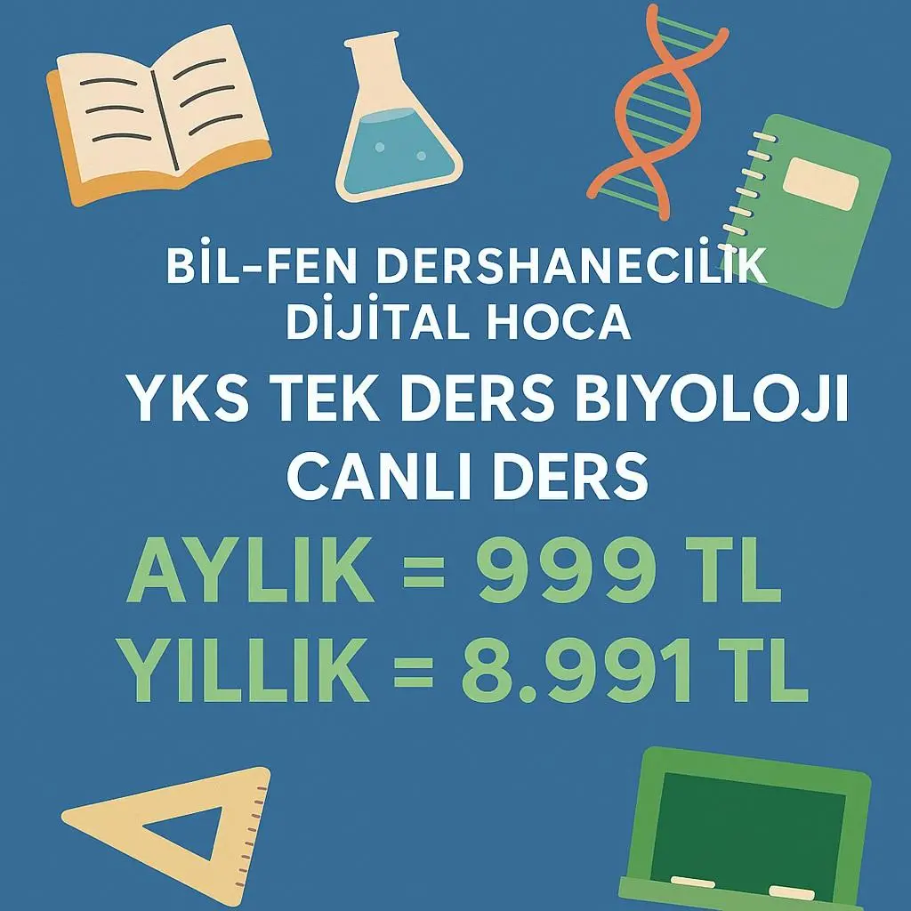 YKS BİYOLOJİ CANLI DERS