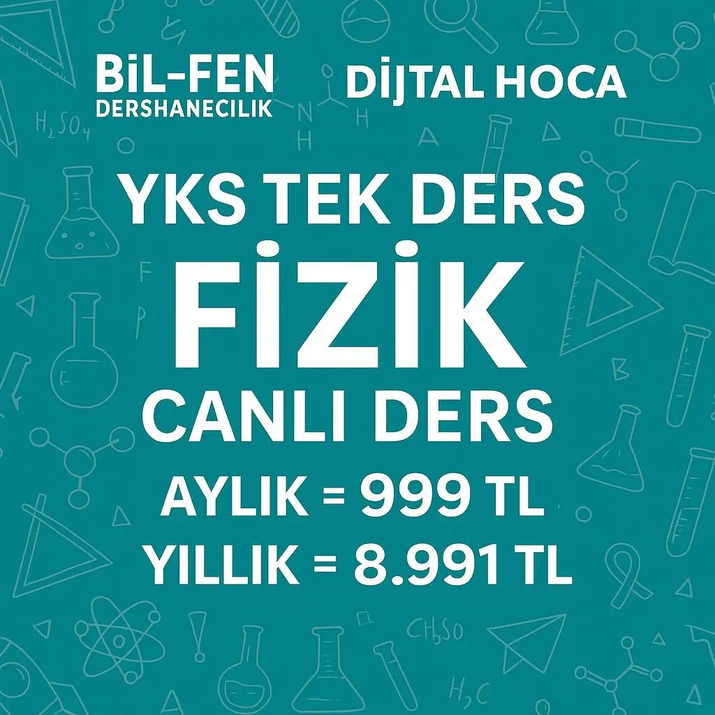 YKS FİZİK CANLI DERS