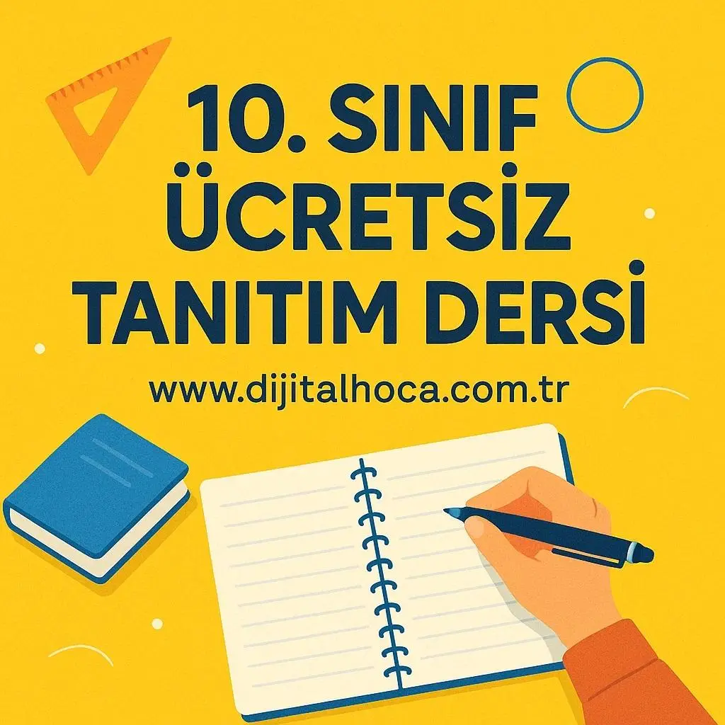 10. Sınıf Ücretsiz Tanıtım Dersi
