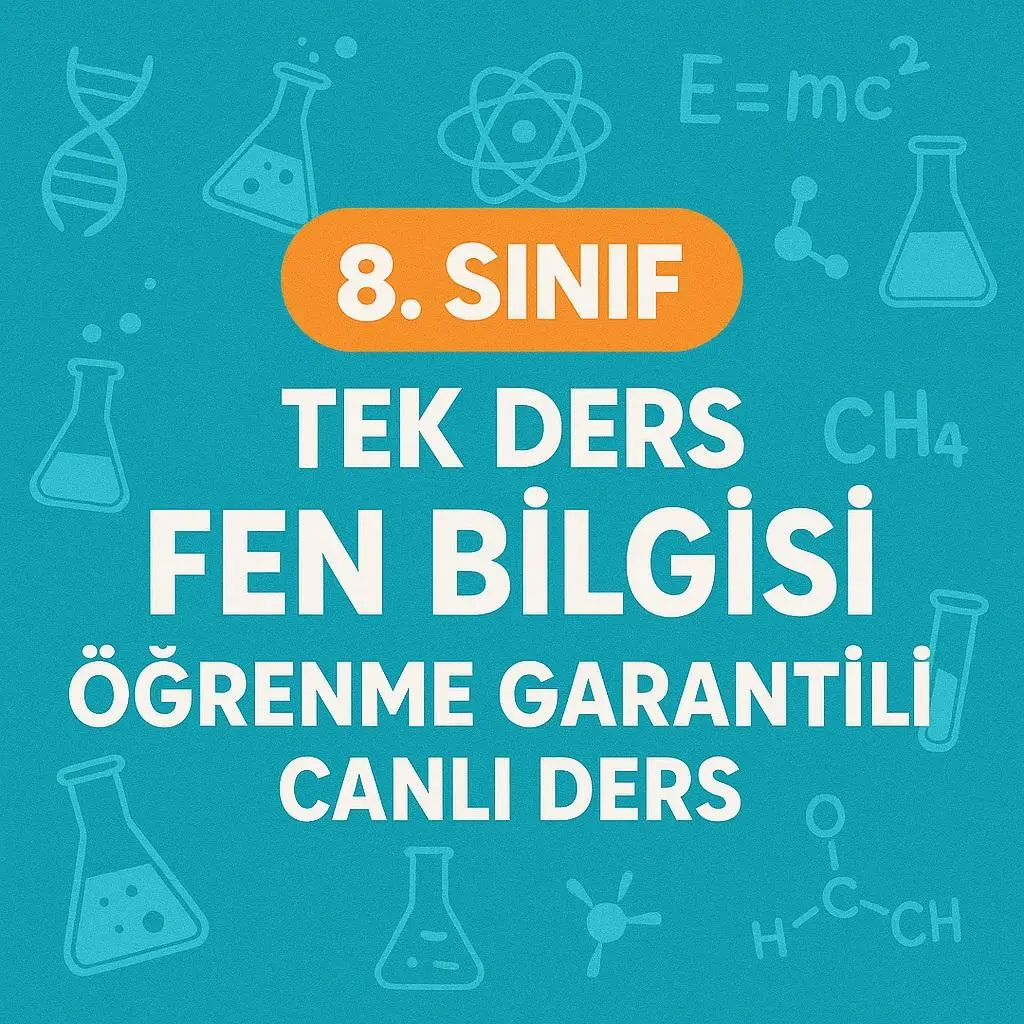 LGS FEN BİLİMLERİ AYLIK CANLI DERS 