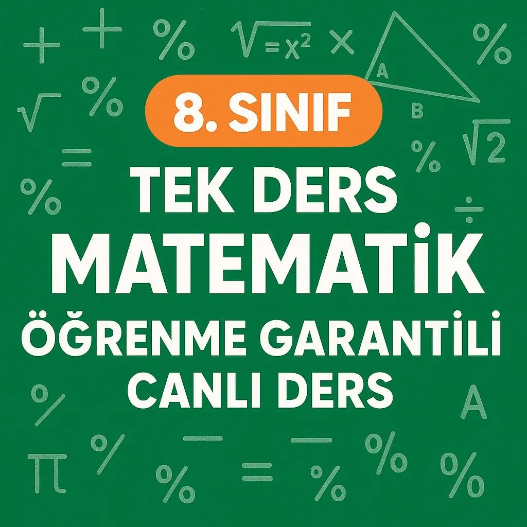 LGS MATEMATİK  AYLIK DERS PAKETİ 