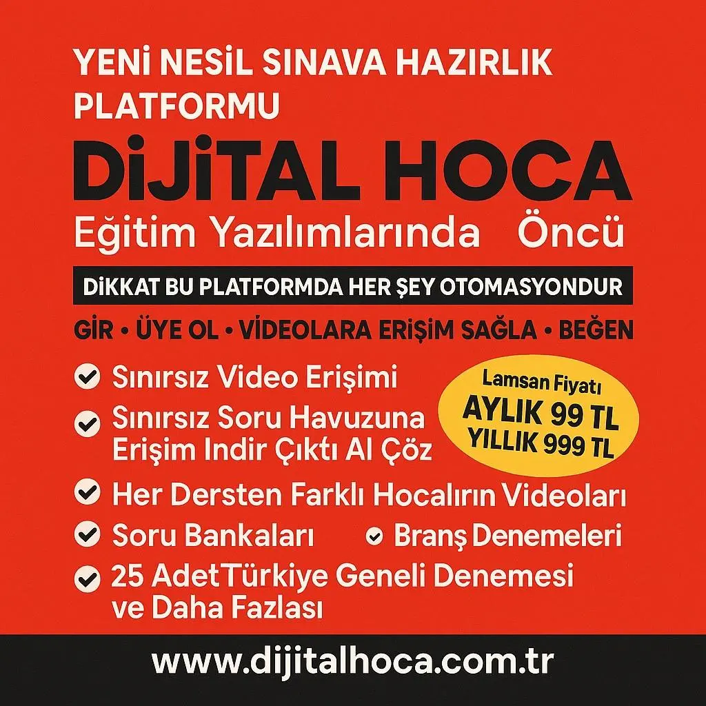 2026  GY-GK VİDEO DERS 