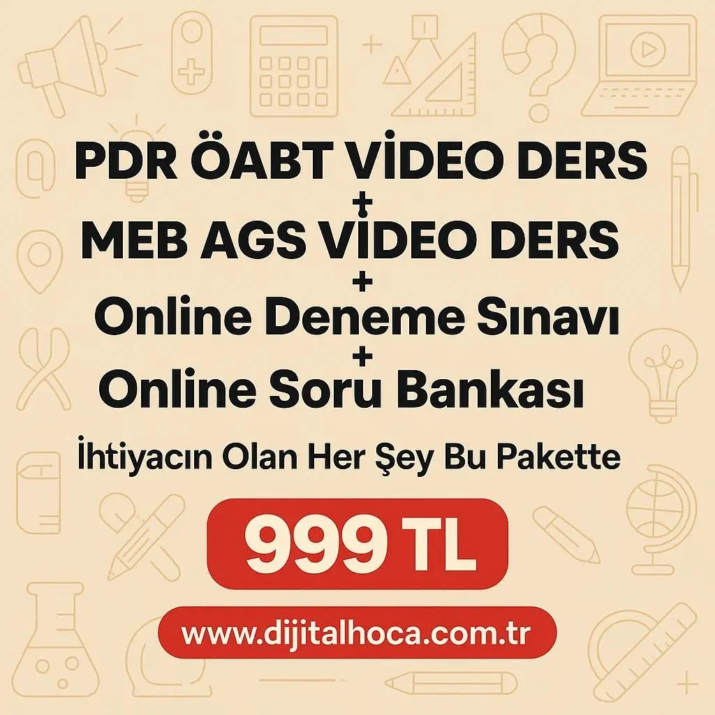 PDR &Ouml;ABT + MEB - AGS VİDEO DERS