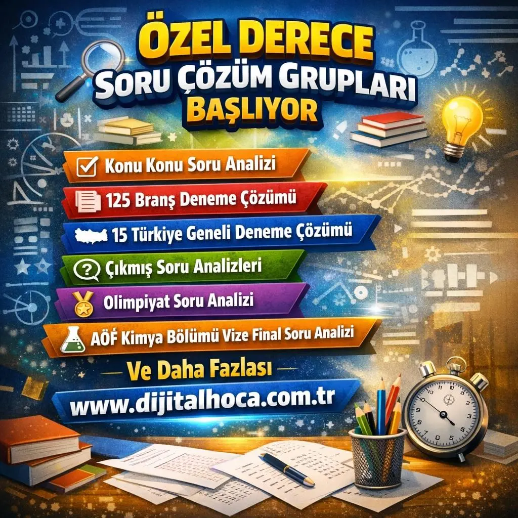 KİMYA &Ouml;ABT Soru Analiz Akademisi Canlı Ders