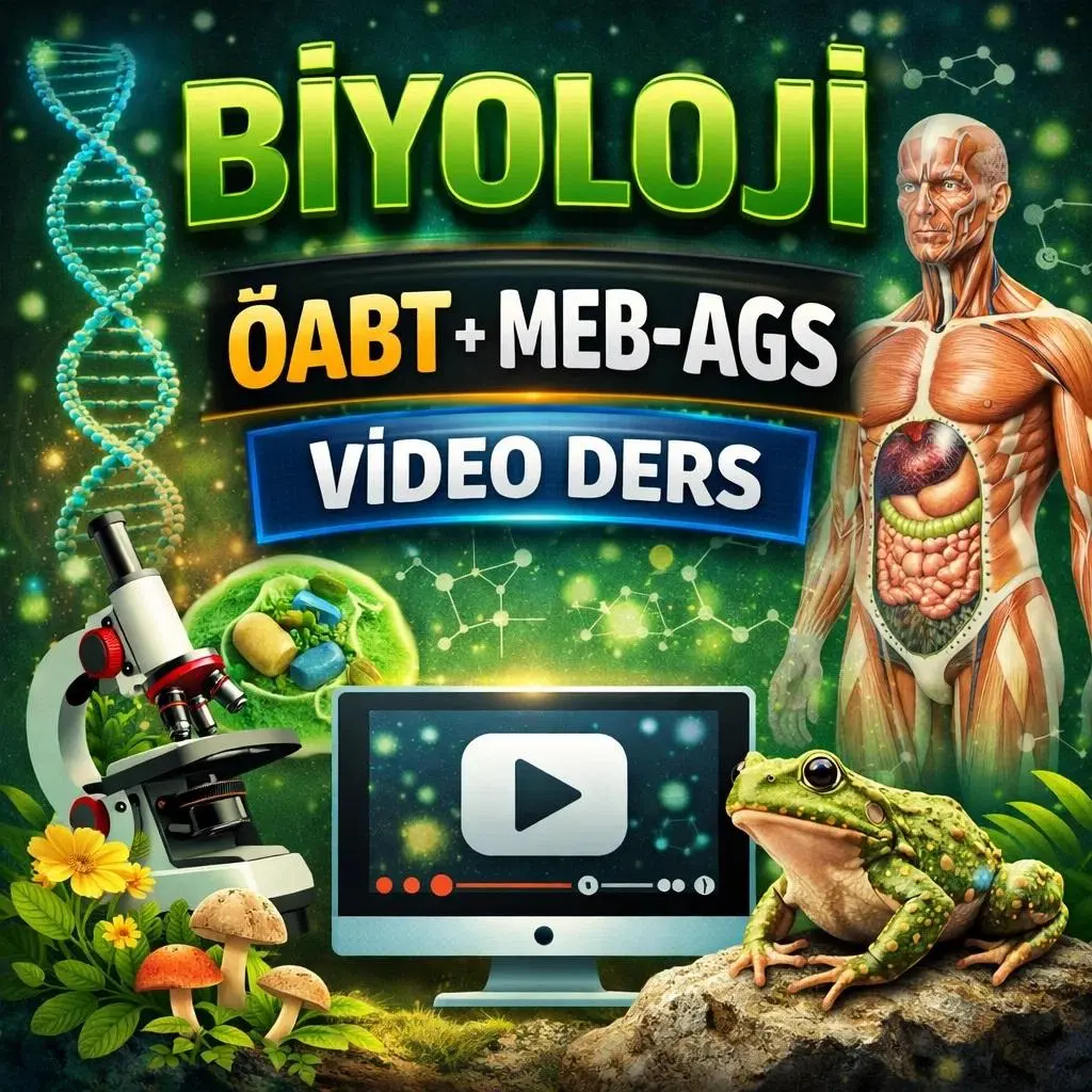 BİYOLOJİ &Ouml;ABT VİDEO DERS + MEB AGS CANLI DERS