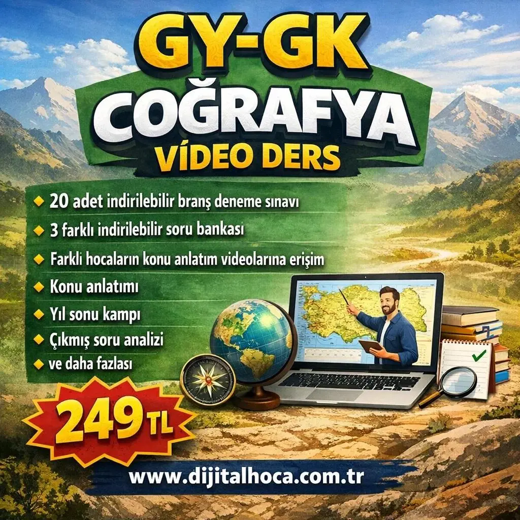 GY-GK COĞRAFYA VİDEO DERS