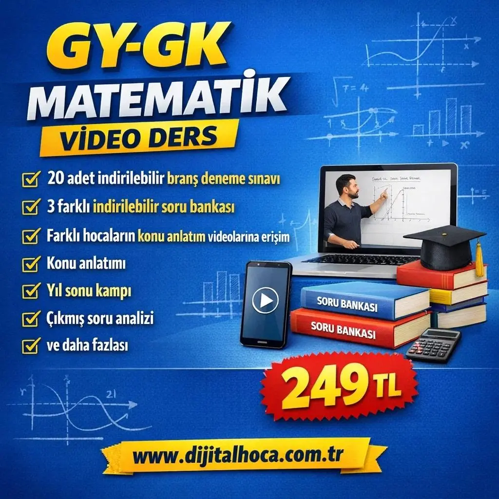 GY-GK MATEMATİK VİDEO DERS
