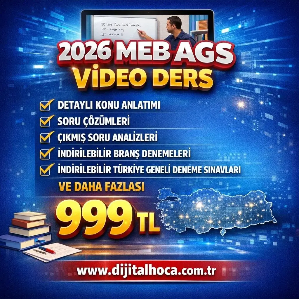 MEB- AGS VİDEO DERS