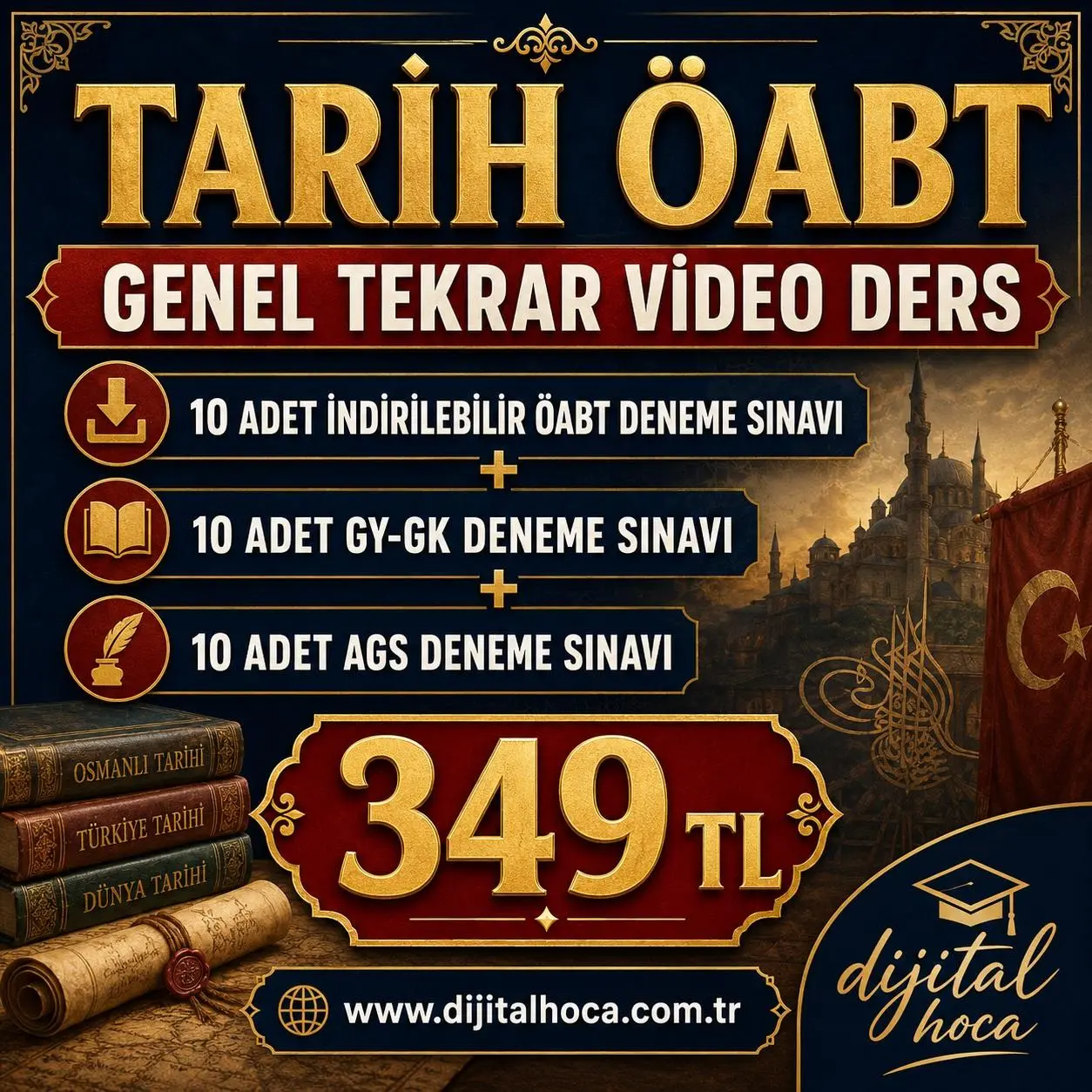14 G&Uuml;NDE TARİH &Ouml;ABT GENEL TEKRAR  VİDEO DERS