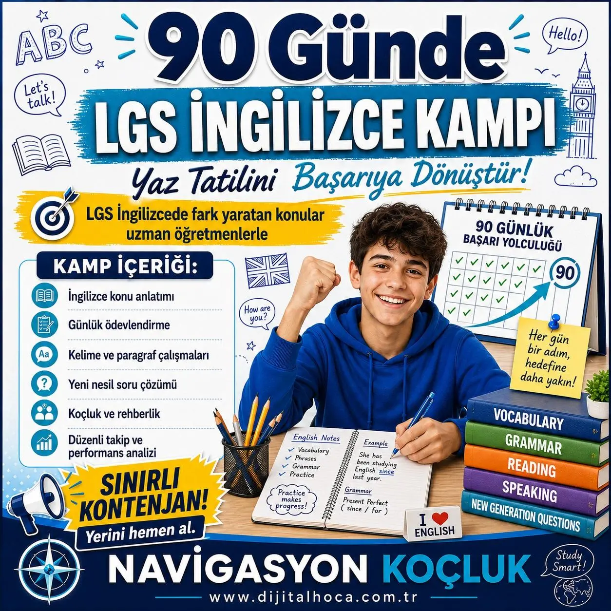 LGS  İNGİLİZCE YAZ KAMPI