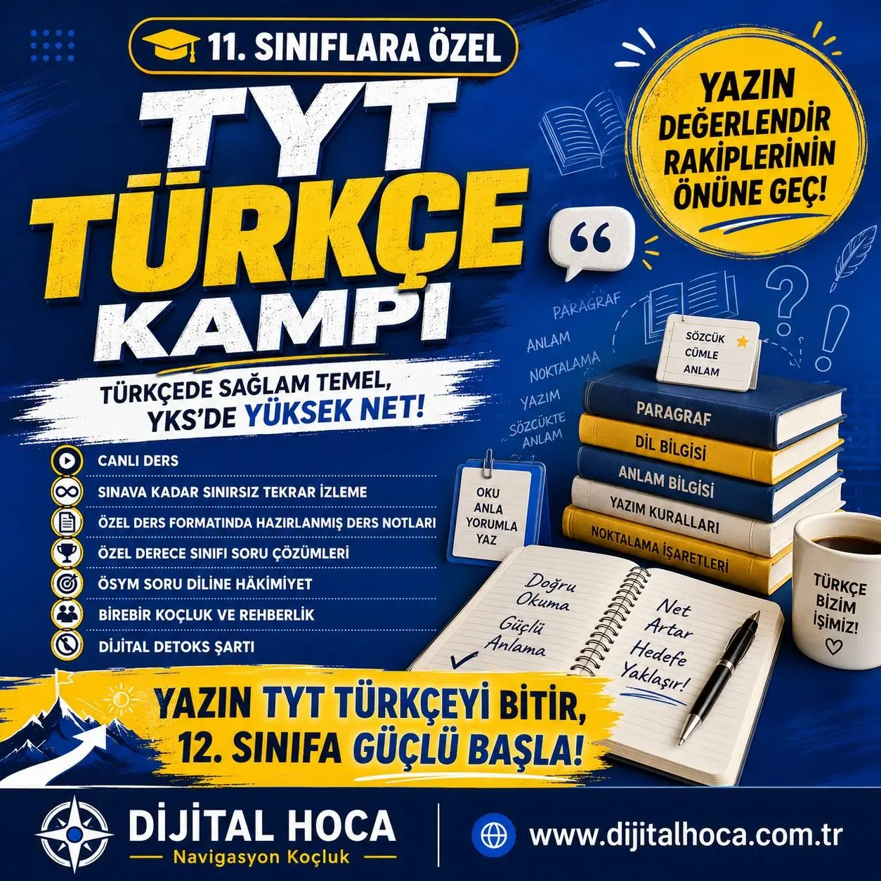 TYT T&Uuml;RK&Ccedil;E YAZ KAMPI 
