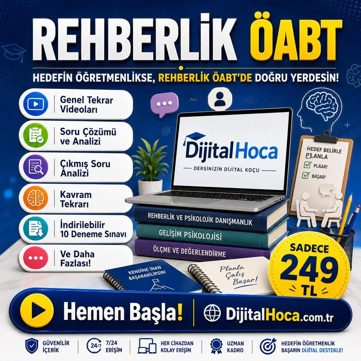 14 G&Uuml;NDE  REHBERLİK &Ouml;ABT GENEL TEKRAR VİDEO DERS