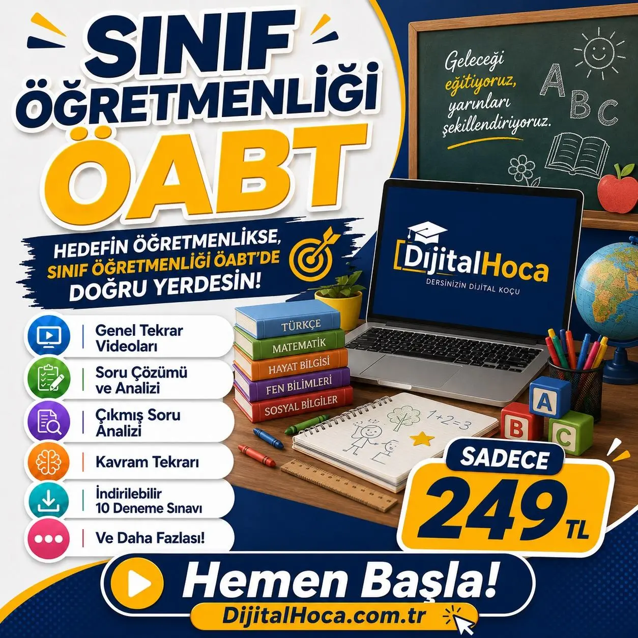 14 G&Uuml;NDE GENEL TEKRAR + SINIF &Ouml;ĞRETMENLİĞİ &Ouml;ABT VİDEO DERS