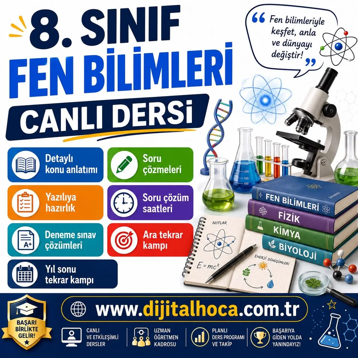 LGS FEN BİLİMLERİN CANLI DERS PAKETİ