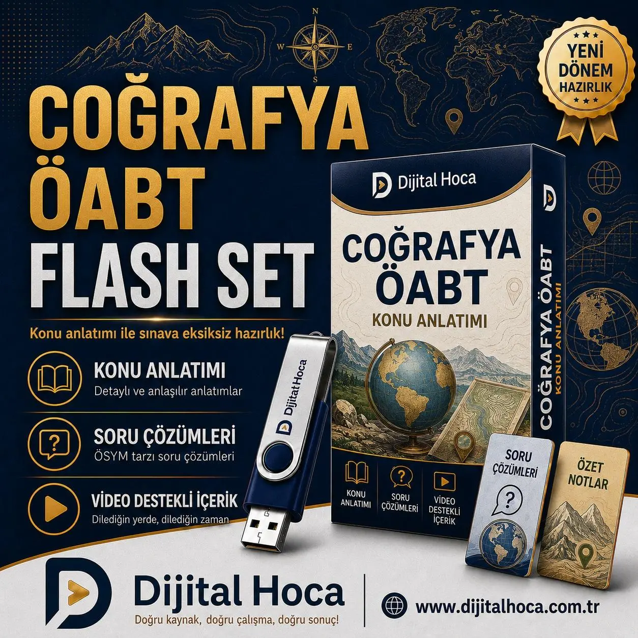 COĞRAFYA &Ouml;ABT FLASH SET 