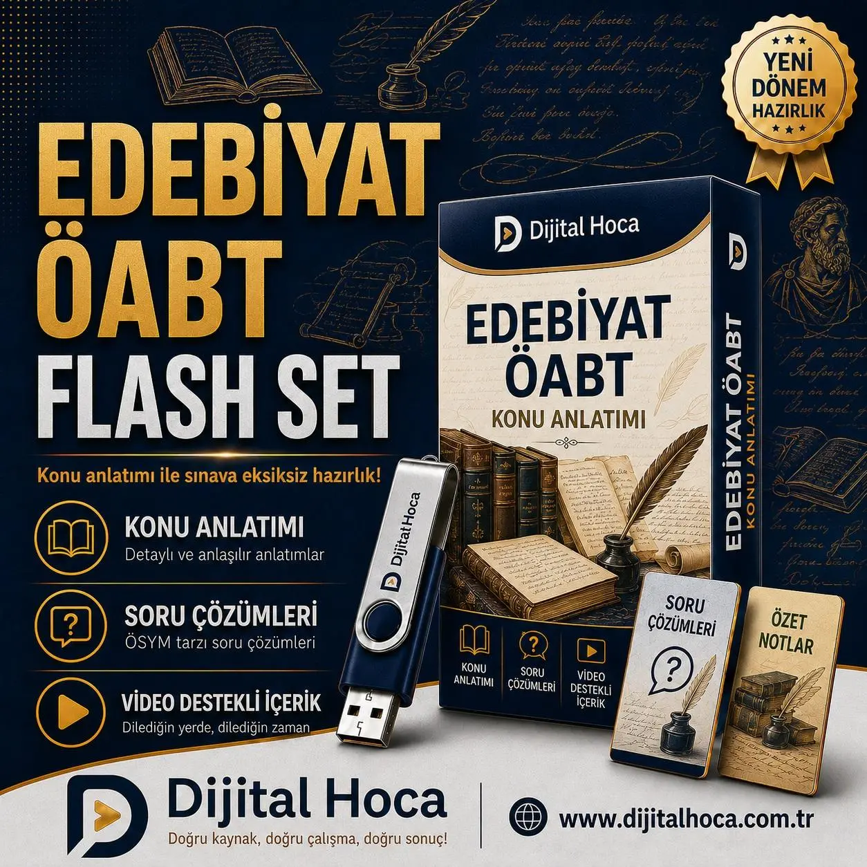 EDEBİYAT &Ouml;ABT FLASH SET