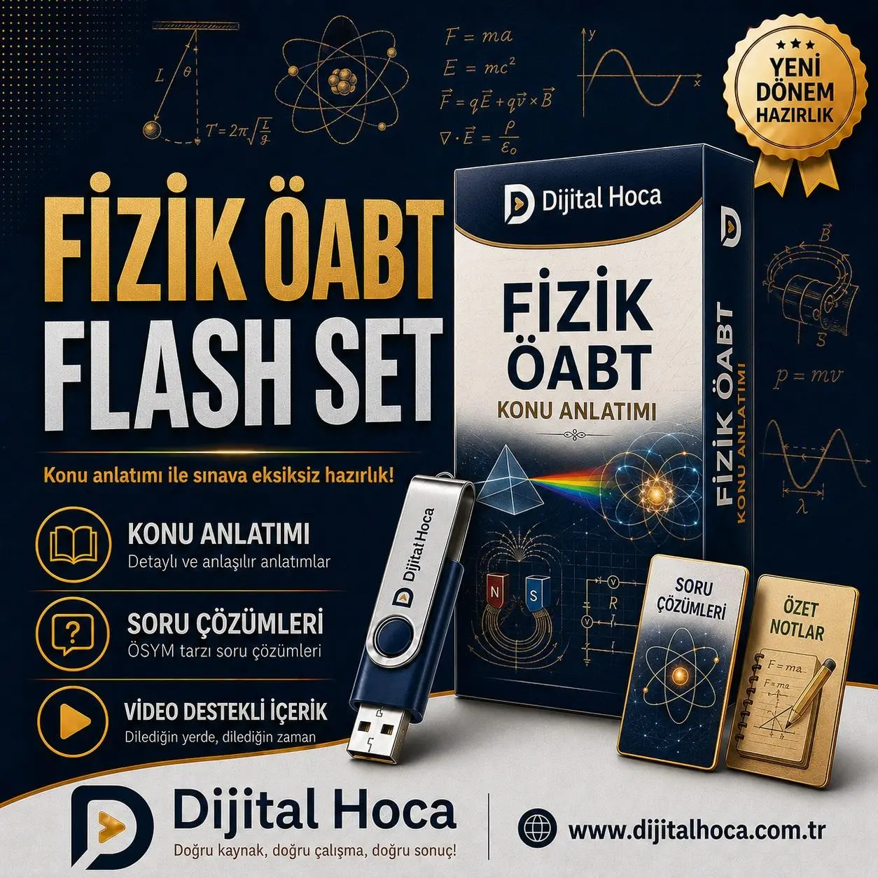 FİZİK &Ouml;ABT FLASH SET