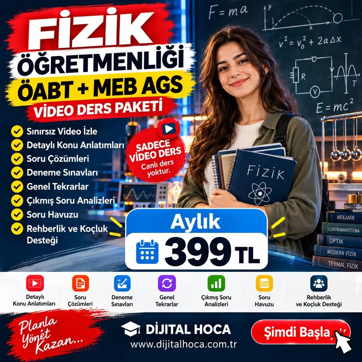 FİZİK &Ouml;ABT  +  MEB-AGS VİDEO DERS